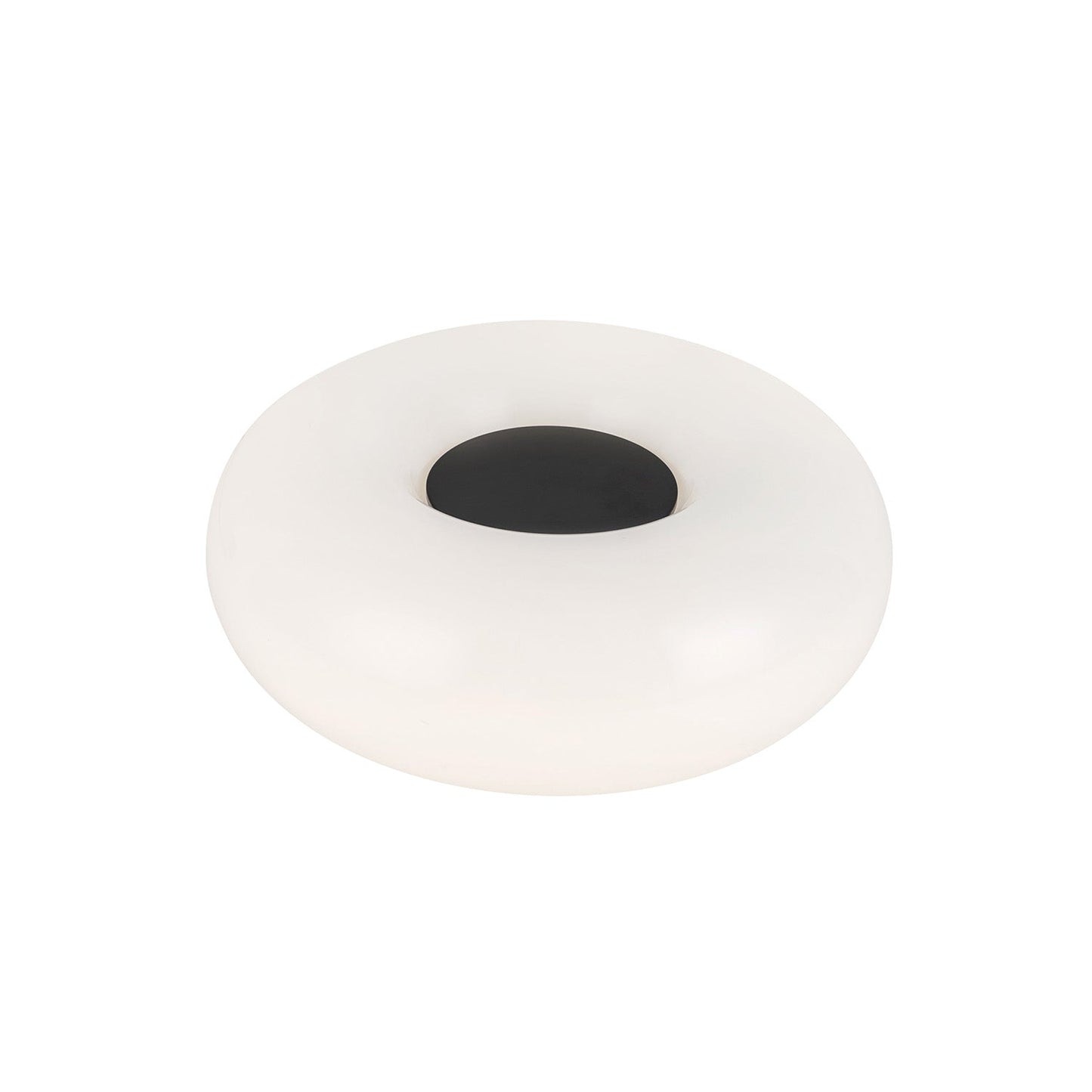 Leuchte Shop LED-Tischleuchte 9", Mattschwarz und Opalglas