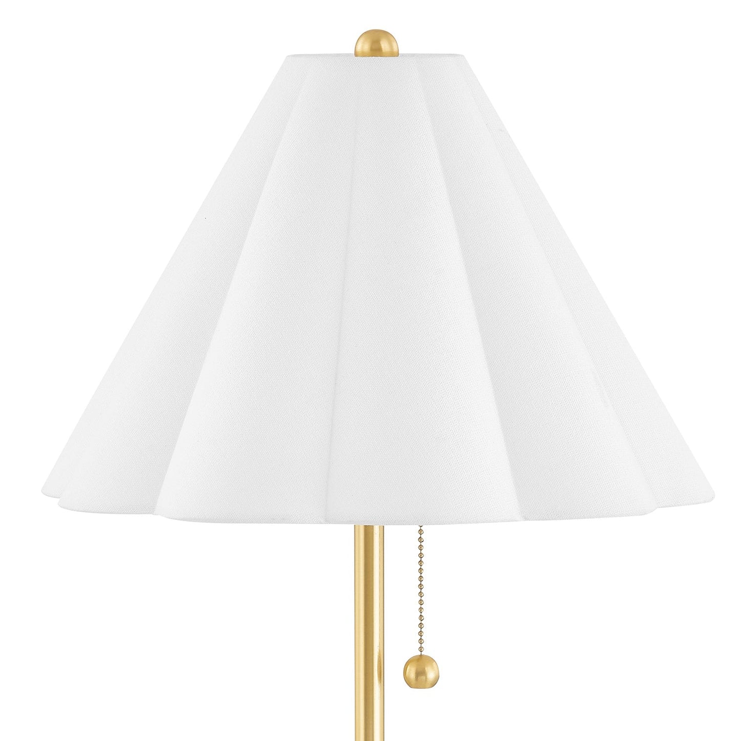 Leuchte Shop Tischleuchte 23", Messing Antik