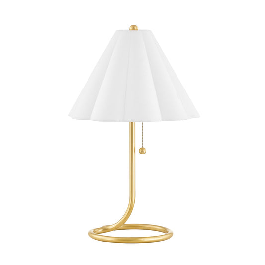 Leuchte Shop Tischleuchte 23", Messing Antik