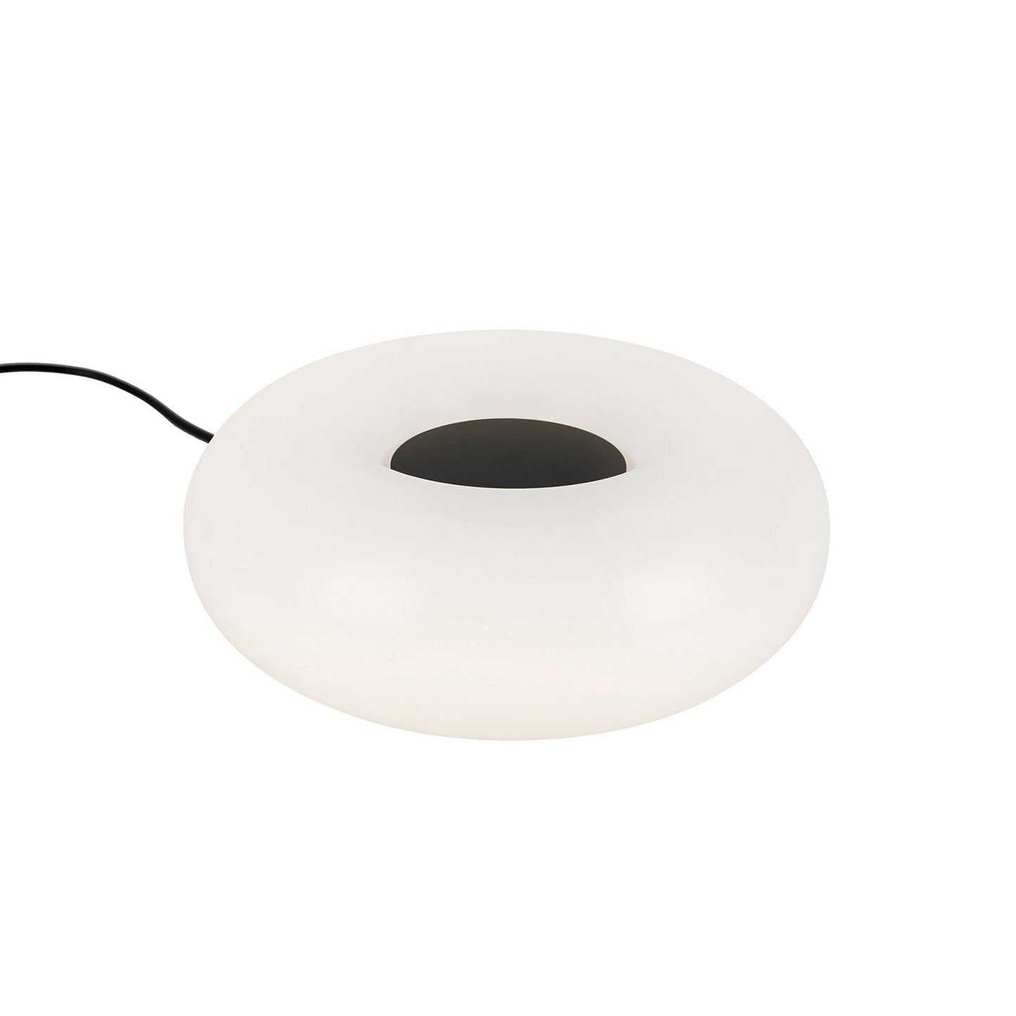 Leuchte Shop LED-Tischleuchte 9", Mattschwarz und Opalglas
